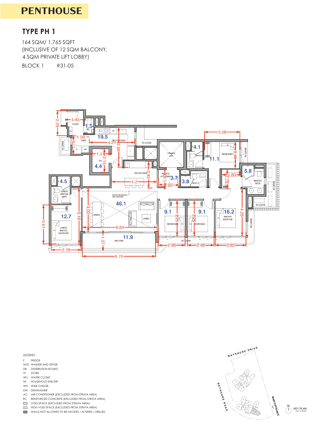 Penthouse 1 floor plan