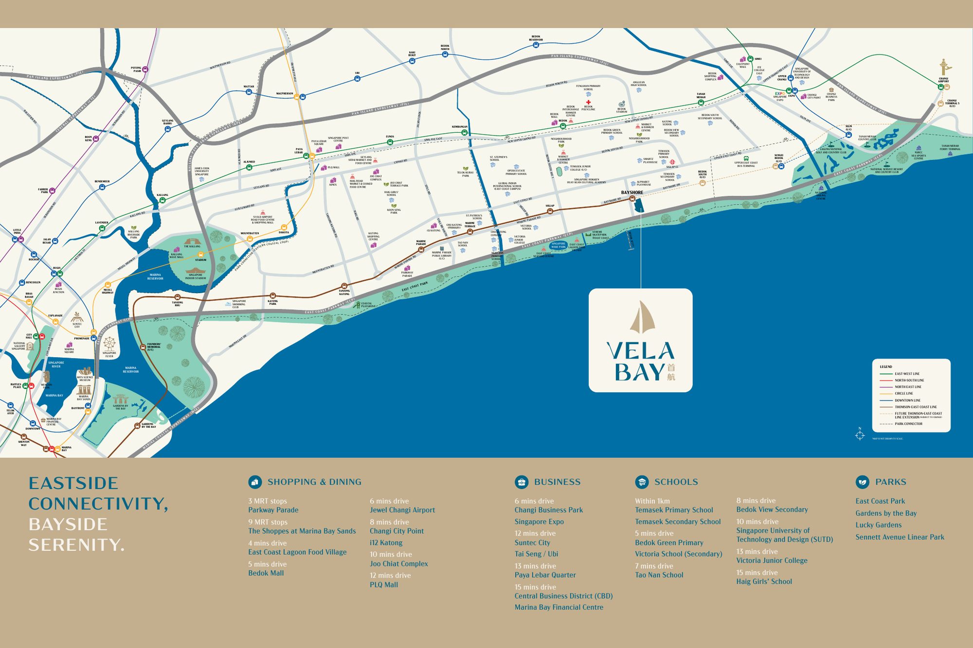 Vela Bay location map